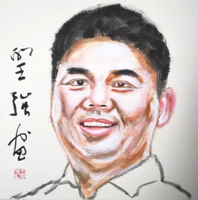 王圣強人物肖像畫
