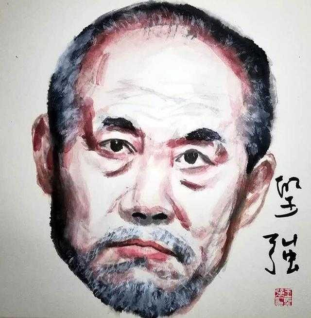 王圣強人物肖像畫
