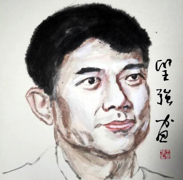 王圣強人物肖像畫