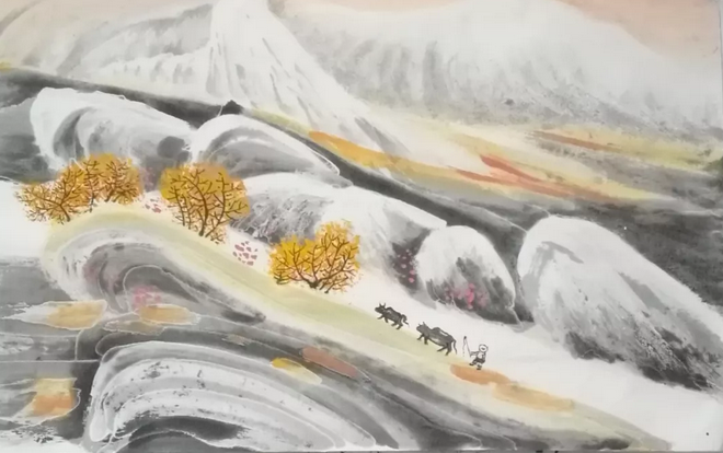 靳榮云冰雪礬墨畫與傳統(tǒng)國畫匯報(bào)展