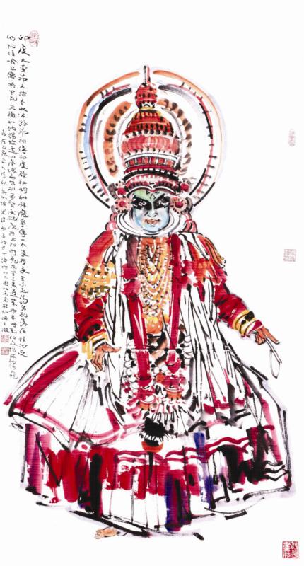南洋之風--新加坡畫家梁振康畫展在內蒙古美術館舉辦