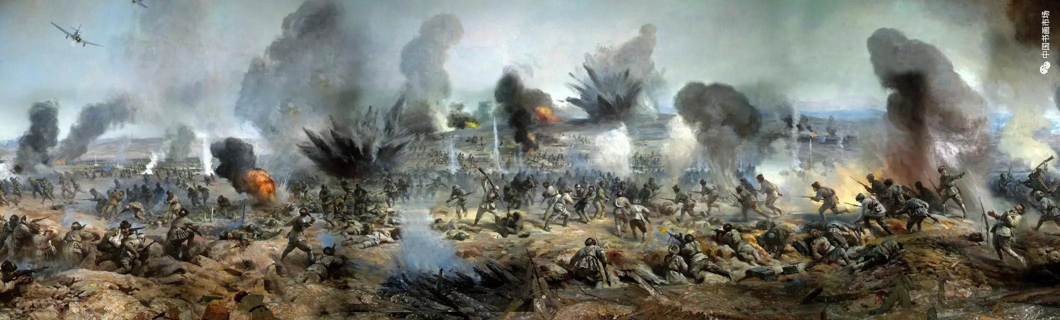 著名畫家靳軍作品賞析·油畫軍事系列