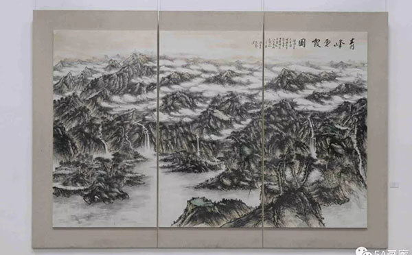 長河追日·靳文藝山水畫展