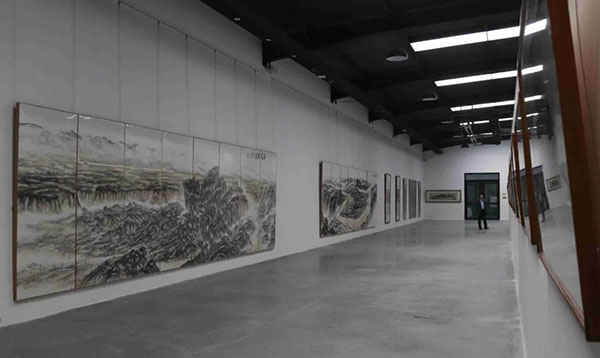 長河追日·靳文藝山水畫展