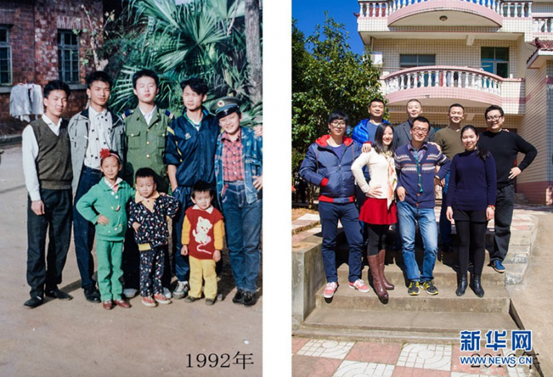 這些照片見(jiàn)證著40年生活變遷