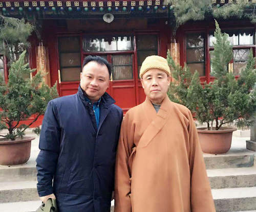 阮先鋒到廣濟(jì)寺拜訪中國佛教協(xié)會副會長釋演覺
