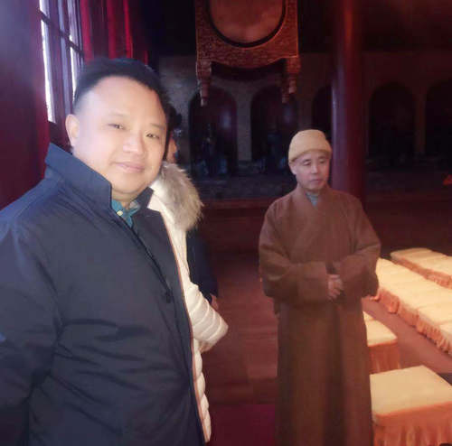 阮先鋒到廣濟(jì)寺拜訪中國佛教協(xié)會副會長釋演覺