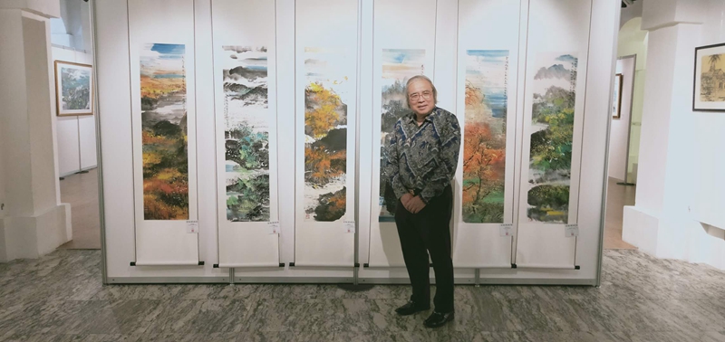 “造神入理，回得天意梁”——振康畫展在新加坡河畔藝術(shù)之家隆重舉行