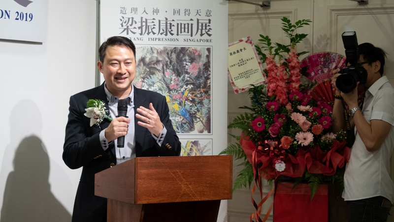 “造神入理，回得天意梁”——振康畫展在新加坡河畔藝術(shù)之家隆重舉行