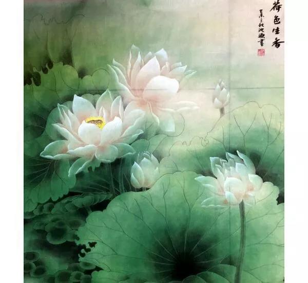 舊年曾許傾城諾，隔夢而來 | 著名國禮畫家凌宇書畫院院長沈源