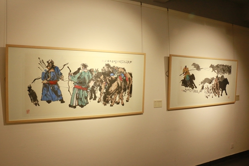 助力冬奧：河北省美術(shù)家協(xié)會主席團中國畫名家邀請展開幕