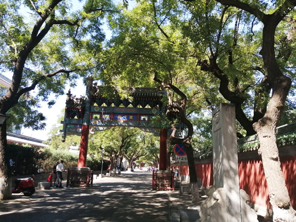 初秋艷陽(yáng)下的國(guó)子監(jiān)與孔廟