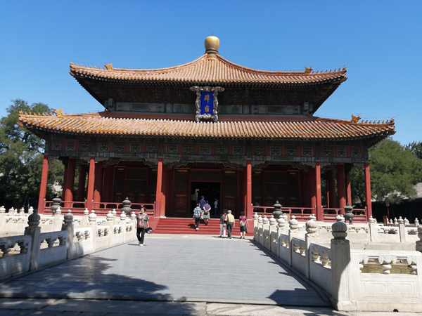 初秋艷陽(yáng)下的國(guó)子監(jiān)與孔廟