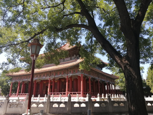 初秋艷陽(yáng)下的國(guó)子監(jiān)與孔廟