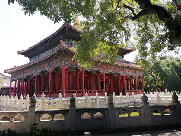 初秋艷陽(yáng)下的國(guó)子監(jiān)與孔廟