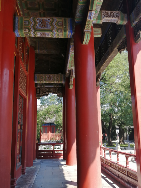 初秋艷陽(yáng)下的國(guó)子監(jiān)與孔廟