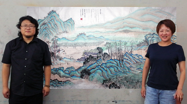 青年人物國(guó)畫畫家---于學(xué)平
