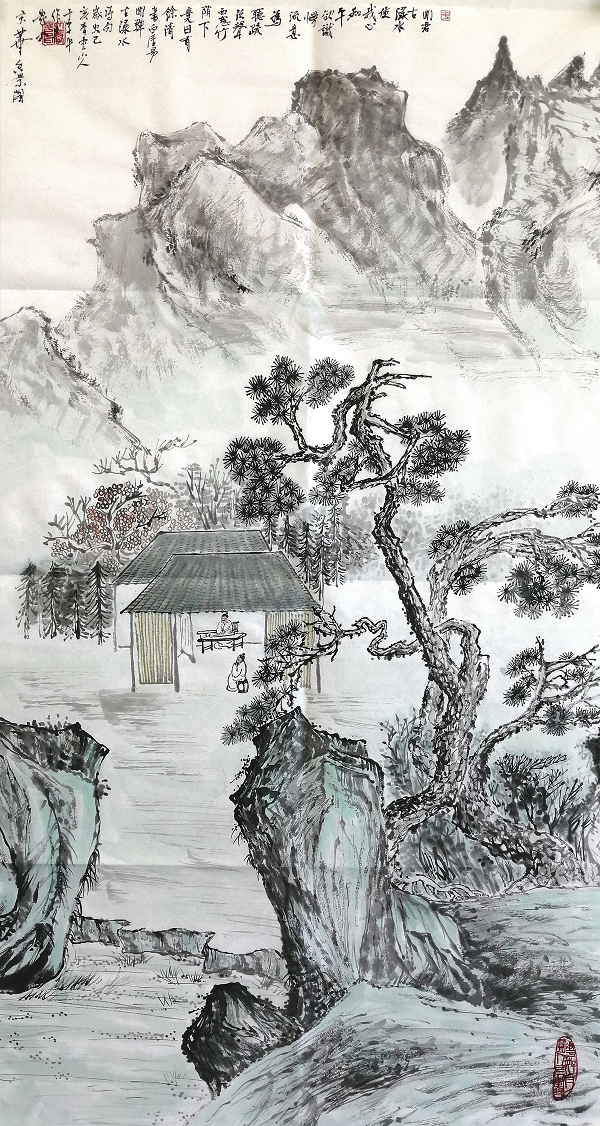 青年人物國(guó)畫畫家---于學(xué)平