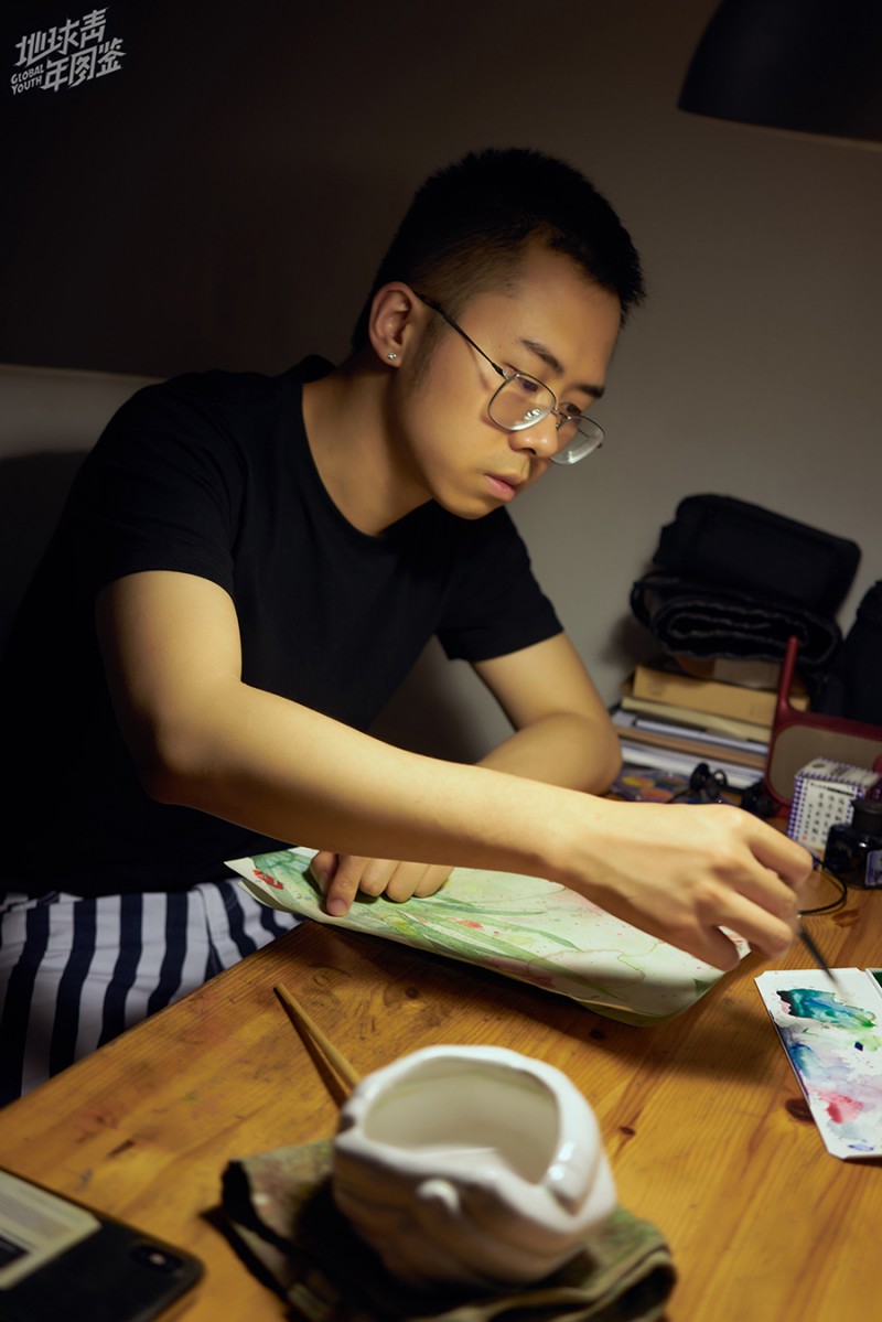 人五:畫(huà)了上百種水彩植物的插畫(huà)師