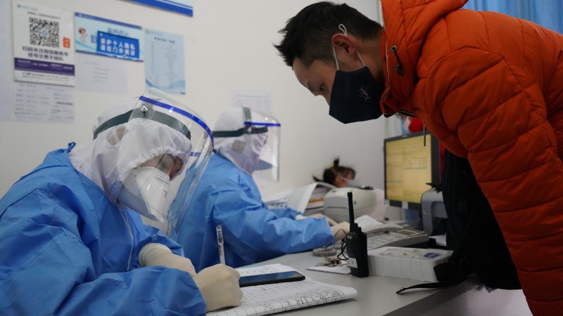 四川劍閣抗疫一線守護的戰(zhàn)士們