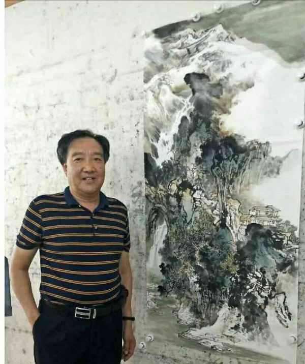 嶗峰潑彩墨 峨眉寄丹青 記當(dāng)代山水畫(huà)家管盛