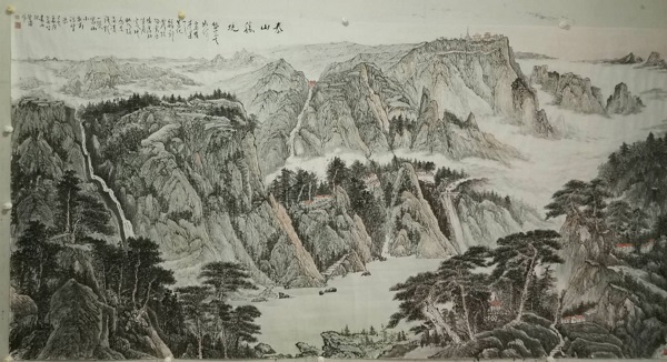 嶗峰潑彩墨 峨眉寄丹青 記當(dāng)代山水畫(huà)家管盛