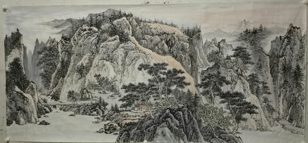 嶗峰潑彩墨 峨眉寄丹青 記當(dāng)代山水畫(huà)家管盛