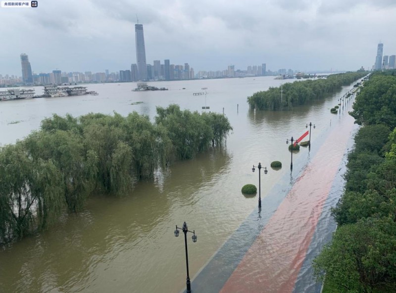 江蘇南京河湖水位全面超警！長江南京水位超警戒水位1.23米
