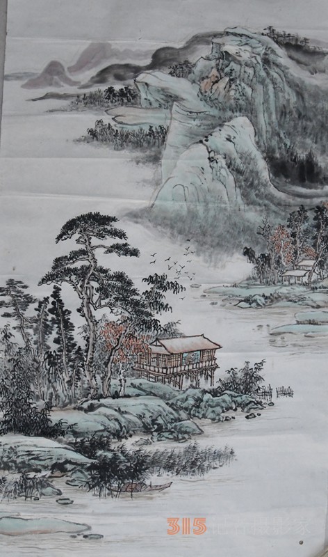 笑難（王建國(guó)）山水畫欣賞