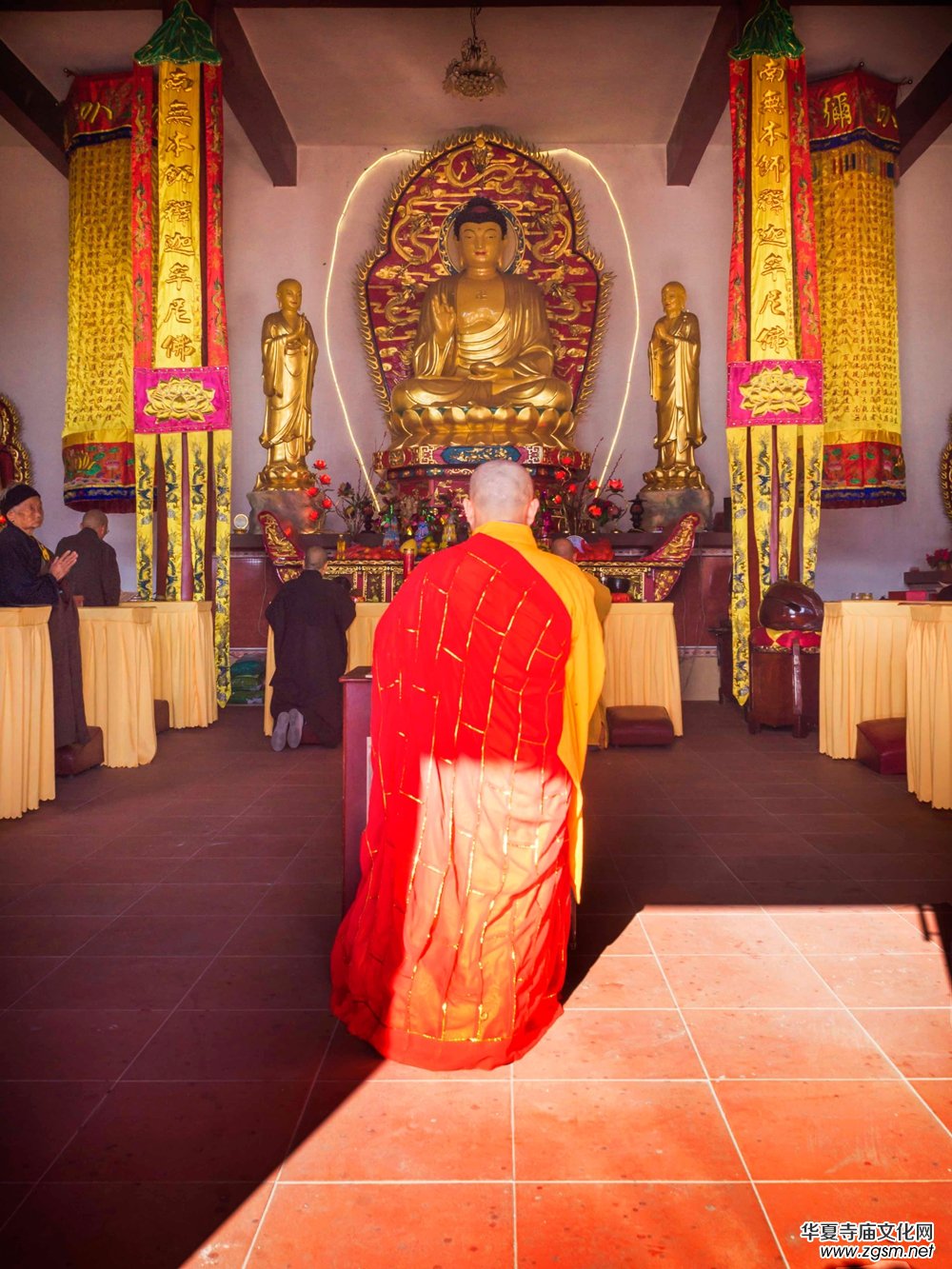 江西于都普照寺新任主持開(kāi)修法師晉院暨消災(zāi)法會(huì)進(jìn)行中
