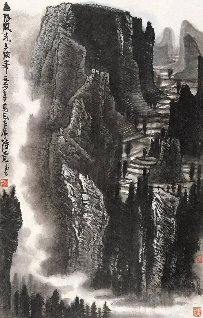 齊白石傳授筆法三昧：抓緊了，不要掉下來