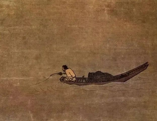 宋代馬遠(yuǎn)（1140-1225），《寒江獨(dú)釣圖》。