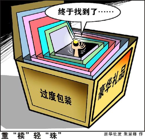 商家成為“顏值控” 過度包裝“盒”去何從？