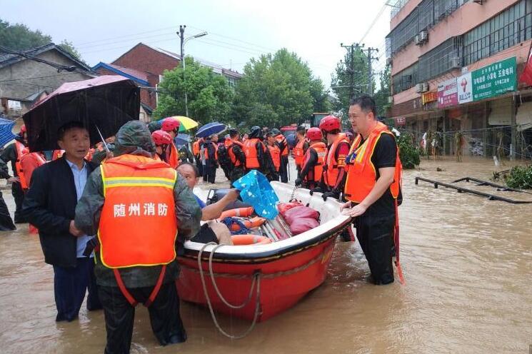 湖北隨州多地因強降雨受災 