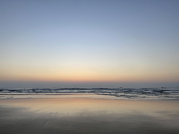 慧秋手機拍圖——海上日出