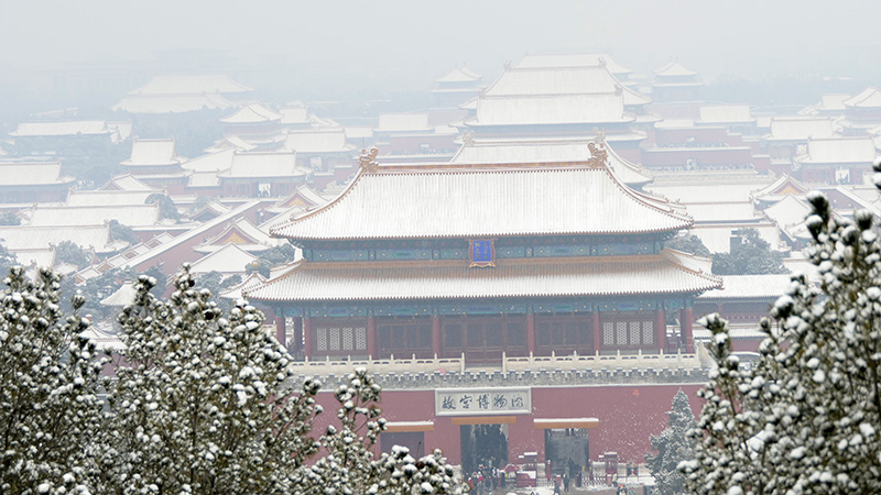雪中景山公園、故宮——李月攝影