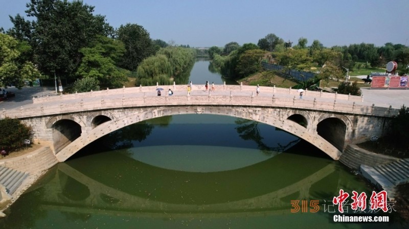 “中國第一石拱橋”趙州橋 古橋新韻迎客來