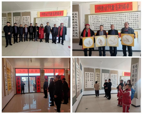 祝興仁、柴占濤鄉(xiāng)村振興書法作品展在津東二營鎮(zhèn)舉辦