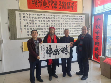 祝興仁、柴占濤鄉(xiāng)村振興書法作品展在津東二營鎮(zhèn)舉辦