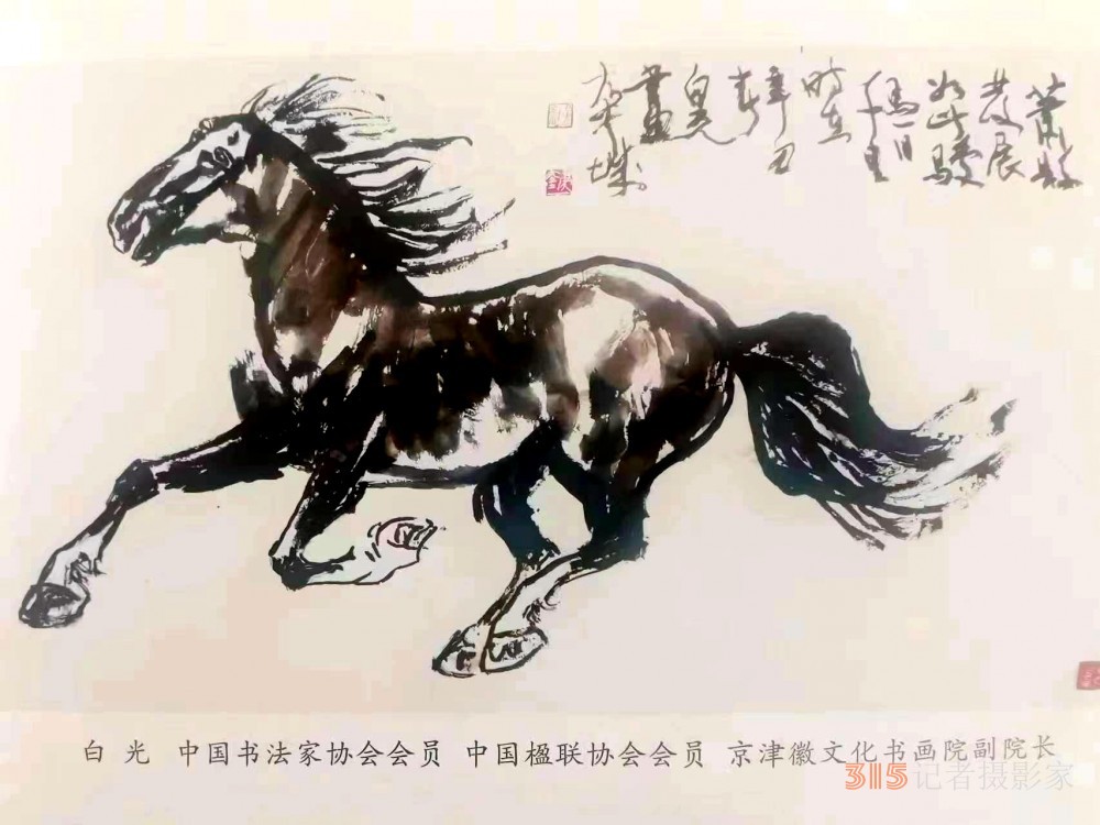 書畫名家白光作品——以書入畫 詩化丹青