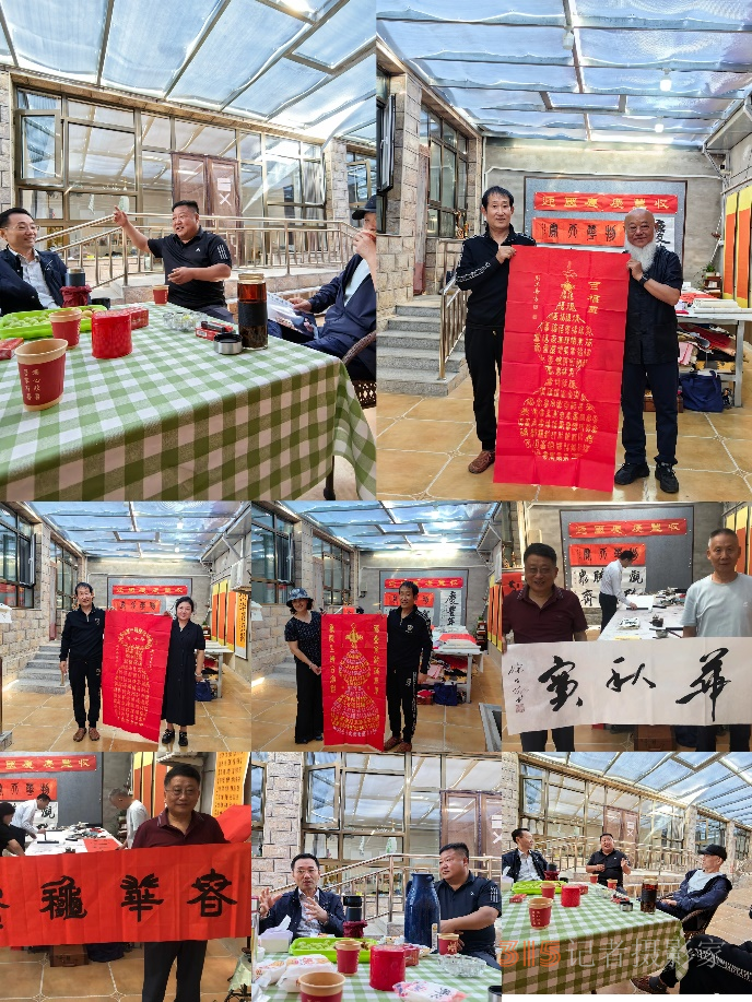 抒懷潑墨書昌世 西水甘泉萬古流