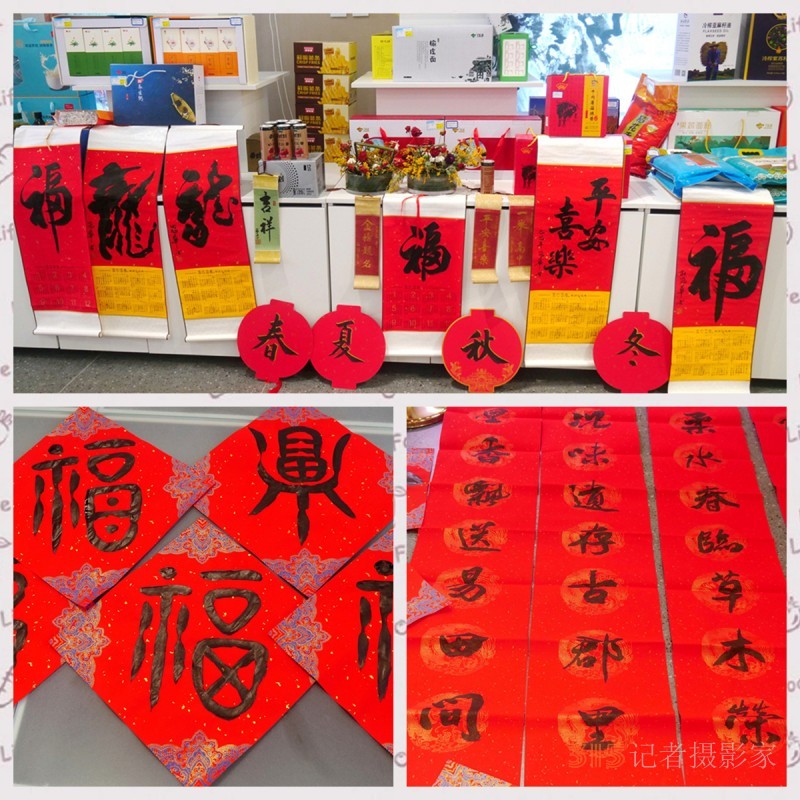 “翰墨迎春——北京書法名家文化下鄉(xiāng)送春聯(lián)”活動在懷柔漁陽郡·易田間展廳舉行
