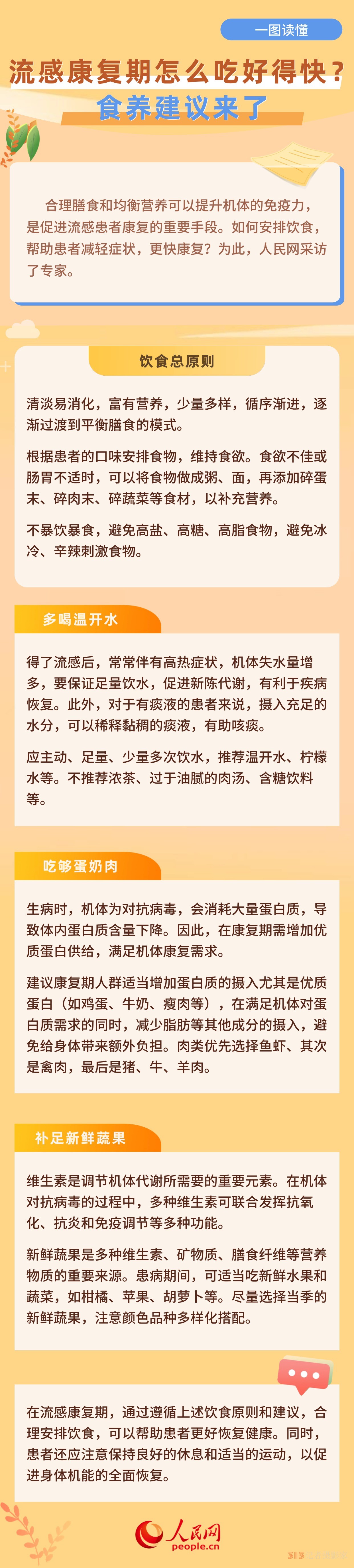 流感康復(fù)期怎么吃好得快？食養(yǎng)建議來(lái)了