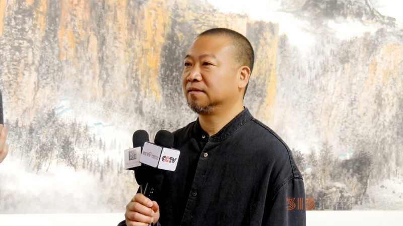 太行精神鑄丹青 筆墨抒懷頌時代“太行太行”何海闊山水畫作品晉京展在京啟幕