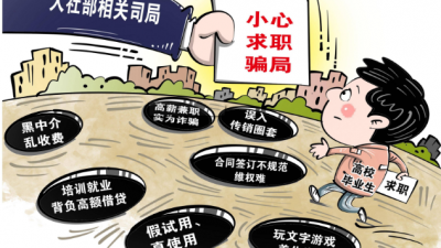 “內部指標”“證書掛靠”都是坑 警惕各種“求職陷阱”