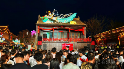 洛邑古城夜未央，漢服華彩映華光