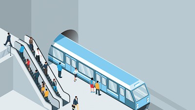 “左行右立”含隱患   乘地鐵扶梯，習(xí)慣該改啦！
