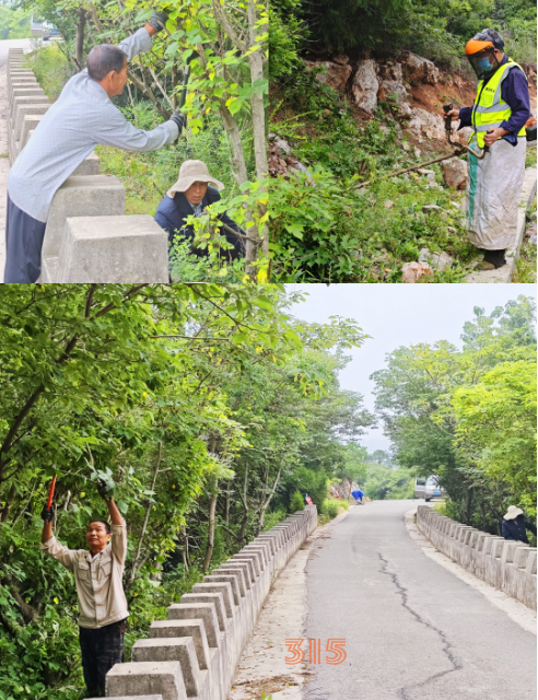 黑山景區(qū)除雜清障，守護(hù)夏日安全清爽