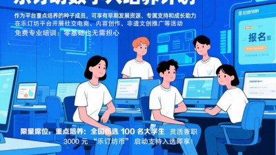 樂訂坊大學(xué)生數(shù)字人培養(yǎng)計劃，邀有志大學(xué)生成為AI時代 “同行者”