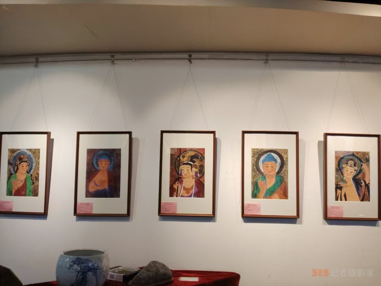 彩墨寄情 藝脈傳承 馬軍李靖師生作品展在淮北舉行